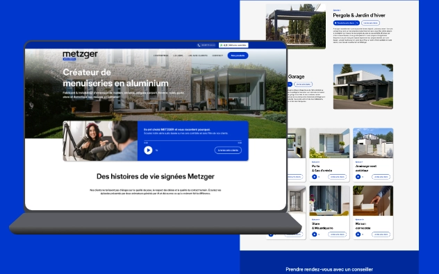 Site de fabricant & installateur d'extension de maison, véranda, pergola, carport, fenêtre, volet, porte, store et domotique