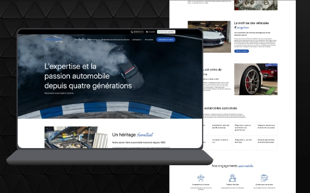 Site de mécanicien automobile